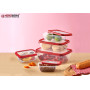 Herzberg 5 Pièces Bio Saver Box Set Rouge