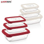 Herzberg Coffret 3 pièces Bio Saver Rouge