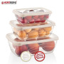 Herzberg Coffret 3 pièces Bio Saver Rouge