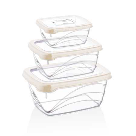 Herzberg Coffret 3 pièces Extra Deep Bio Saver Ivoire