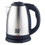 Herzberg HG-5011SIL: Bouilloire électrique 1.8L 1500W en acier inoxydable - Argent