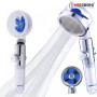 Herzberg Turbo Charger Showerhead - Matte Blue